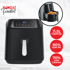 Kitchen Couture Digital 11.5L Air Fryer - Black-1927503842300268548