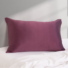 Pure Silk Pillow Case by Royal Comfort (Single Pack) - Malaga Wine-1927503854082068483