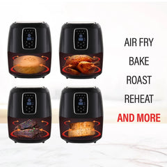 Kitchen Couture 7L Digital Air Fryer (Black)-1919280755167596546