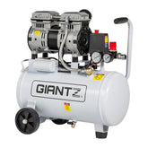 Giantz 24L Air Compressor Quiet 0.75HP Oil- Portable Tyre Inflator 40L/Min