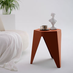 Artiss 4 Piece Puzzle Stool Bar Stools Stackable Red