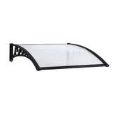 Instahut Window Door Awning 0.8mx1m Transparent Free Delivery