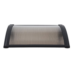 Instahut Window Awning Drainage 0.6mx0.6m Outdoor Brown Free Delivery