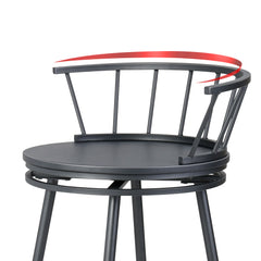 Artiss Set of 2 Bar Stools Swivel Metal Chairs
