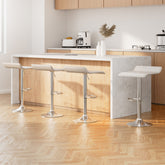 Artiss Set of 4 Bar Stools Faux Leather Chair White