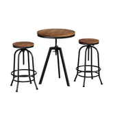 Artiss Bar Table Stools Set Dining Desk Industrial Kitchen Chairs Cafe Pub