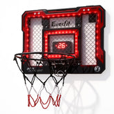 Everfit Mini Basketball Hoop Over Door Indoor LED Scoreboard Kids Set 40x30cm - Free Delivery