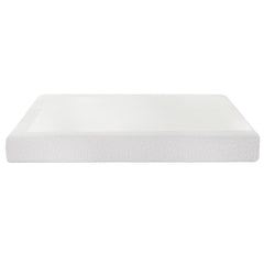 Artiss Compression Bed Frame Queen Size No Assembly Vacuum High Density Sponge Boucle Cream White