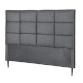 Artiss Bed Headboard Queen Bedhead Linen Fabric Charcoal