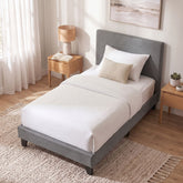 Artiss Neo Bed Frame Fabric - Grey Single