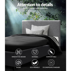 Artiss Bed Frame King Single Size Gas Lift Storage Mattress Base Wooden Grey