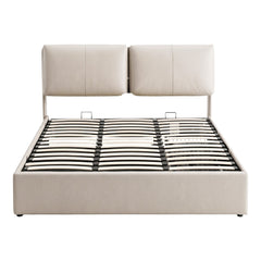 Artiss Queen Bed Frame Gas Lift Storage 3 Drawers Adjustable Headboard Platform
