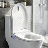 Cefito Electric Bidet Toilet Seat Washing Without Power Heated D-Shape Air Dryer