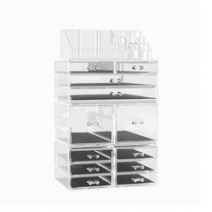 Embellir Makeup Organizer Acrylic Cosmetic Organizer Storage Box Jewellery