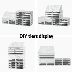 Embellir Makeup Organizer Acrylic Cosmetic Organizer Storage Box Jewellery