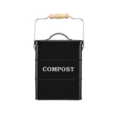 Gardeon 5L Compost Bin Kitchen Countertop Food Waste Caddy Black