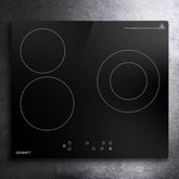 Devanti Electric Ceramic Cooktop 60cm Kitchen Cooker 4 Burner Hob Touch Control