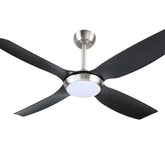 Devanti 52'' Ceiling Fan DC Motor w/Light w/Remote Black