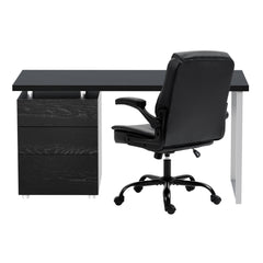 Artiss Computer Desk Executive Office Chairs Sets Black