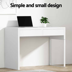 Artiss Computer Desk Drawer White 102CM