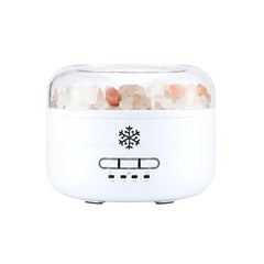 Devanti 150ml Salt Lamp Aroma Diffuser Ultrasonic Humidifier Purifier 7 LED Colors