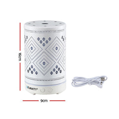 Devanti Ultrasonic Aroma Diffuser Aromatherapy 100ml LED Free Delivery