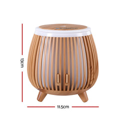 Devanti Ultrasonic Aroma Diffuser Aromatherapy 140ml LED Free Delivery