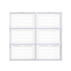 Artiss Shoe Box DIY Set of 6 Stackable Magnetic Door