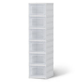 Artiss Foldable Shoe Rack Organizer 6 Tier Storage Shelf Hallway - Free Delivery