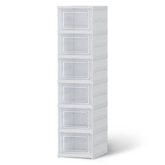 Artiss Foldable Shoe Rack Organizer 6 Tier Storage Shelf Hallway - Free Delivery