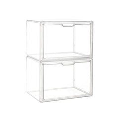 Artiss Clear Acrylic Display Case Box 2 Pack For Toys 54cm