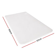 Giselle Electric Blanket Double Fitted Heated Washable Fleecy Underlay Winter