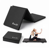 Everfit Gymnastics Mats Folding Exercise Floor Mat Portable 3 Fold Tumbling Mat