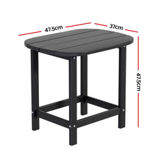 Gardeon Outdoor Coffee Side Table HDPE Desk Free Delivery