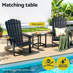 Gardeon Outdoor Coffee Side Table HDPE Desk Free Delivery
