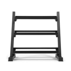 Everfit Dumbbell Rack 3-Tier Heavy Duty Weight Storage for Home Gym 300kg Capacity Black