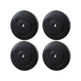 Everfit 40kg Barbell Weight Plates Standard Home Gym Press Fitness Exercise