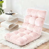 Artiss Floor Lounge Sofa Bed Flannel Fabric Free Delivery