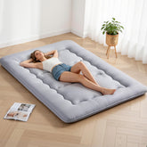 Giselle Bedding 10cm Japanese Floor Mattress Foldable Futon Mattress Washable Cover Straps