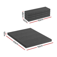Giselle Bedding Foldable Mattress Folding Foam Mattresses Portable Mat Queen