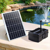 Gardeon Solar Submersible Water Pond Fountain Pump with Filter Box 6FT 1190L/H