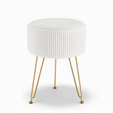 Artiss Ottoman Foot Stool Vanity Velvet Round Free Delivery