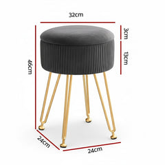 Artiss Ottoman Storage Foot Stool Vanity Velvet Free Delivery