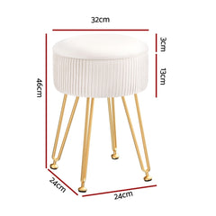 Artiss Ottoman Storage Foot Stool Vanity Velvet Free Delivery