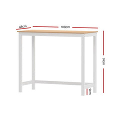 Artiss Ari Bar Table 108CM Rectangular