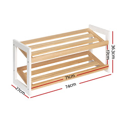 Artiss Shoe Rack 2 Tier 6 Pairs Free Delivery