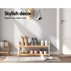 Artiss Shoe Rack 2 Tier 6 Pairs Free Delivery