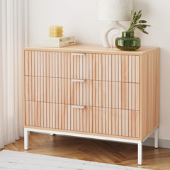 Artiss 3 Chest of Drawers - LURA Pine