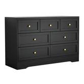 Artiss 7 Chest of Drawers Dresser Table Black