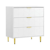 Artiss 3 Chest of Drawers Lowboy Cabinet White